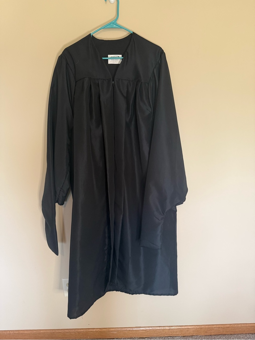 Josten’s Black Masters Graduation Gown